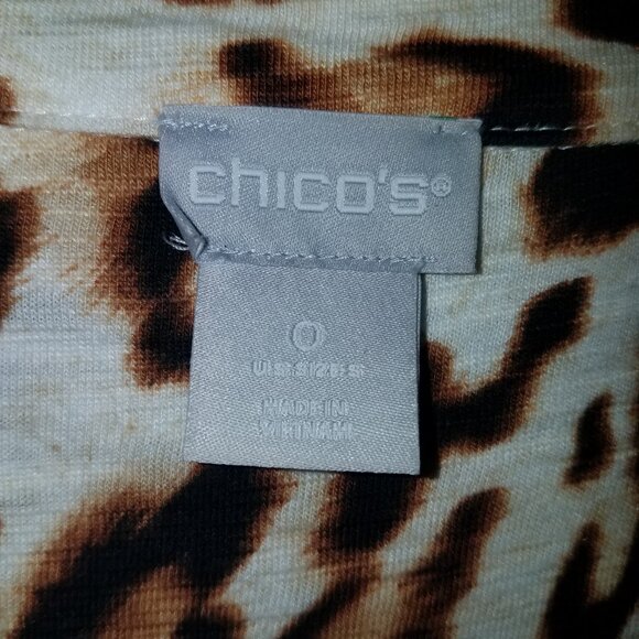 Chico's Cheetah Tank, Women's 0 - Picture 5 of 12